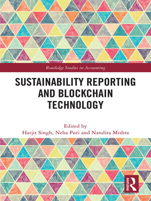 cover image of Sustainability Reporting and Blockchain Technology